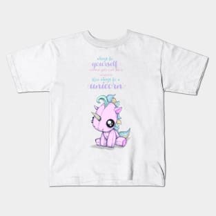 Be Yourself Unicorn Kids T-Shirt